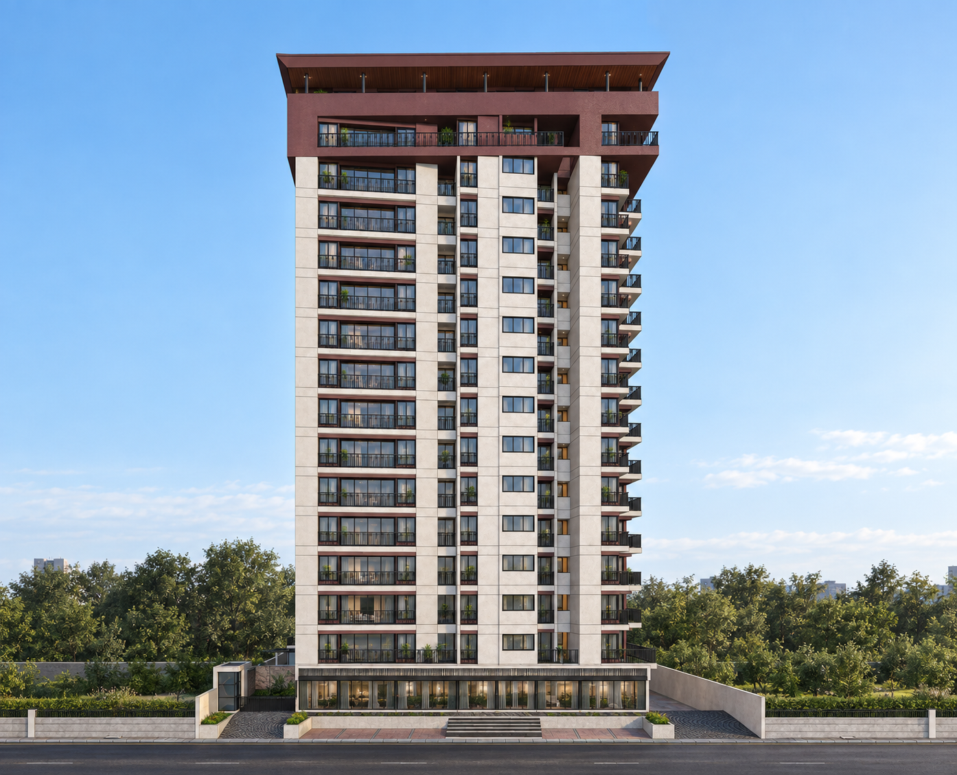 Front elevation of Avora Arise